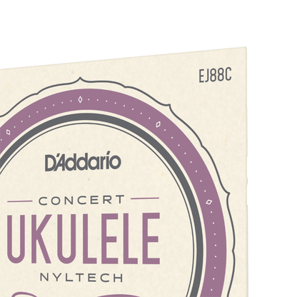 D’Addario Nyltech Ukulele Strings - Concert EJ88C