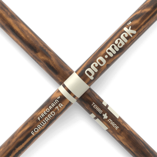 ProMark Classic Forward 7A FireGrain Hickory Drumstick - Oval Wood Tip