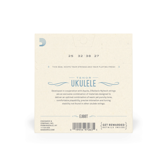 D’Addario Nyltech Ukulele Strings - Tenor EJ88T