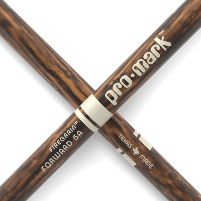 ProMark Classic Forward 5A FireGrain Hickory Drumstick - Oval Wood Tip