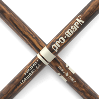 ProMark Classic Forward 5A FireGrain Hickory Drumstick - Oval Wood Tip