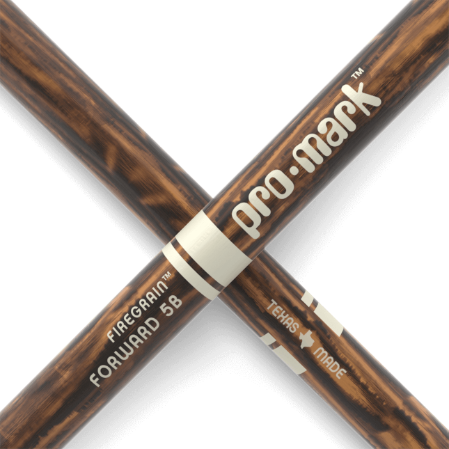 ProMark Classic Forward 5B FireGrain Hickory Drumstick - Oval Wood Tip