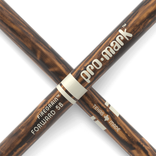 ProMark Classic Forward 5B FireGrain Hickory Drumstick - Oval Wood Tip