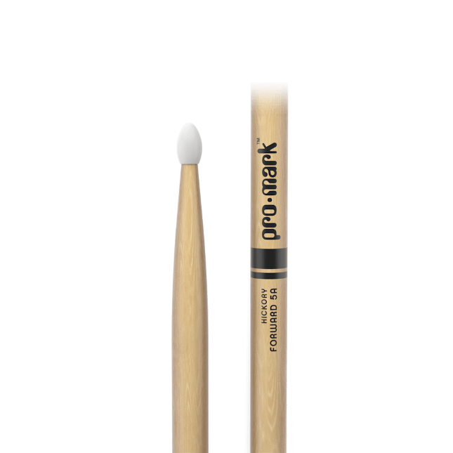 ProMark Classic Forward 5A Hickory Drumstick - Oval Nylon Tip