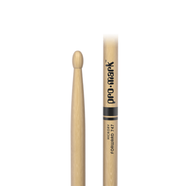 ProMark Classic Forward 747 Hickory Drumstick - Oval Wood Tip