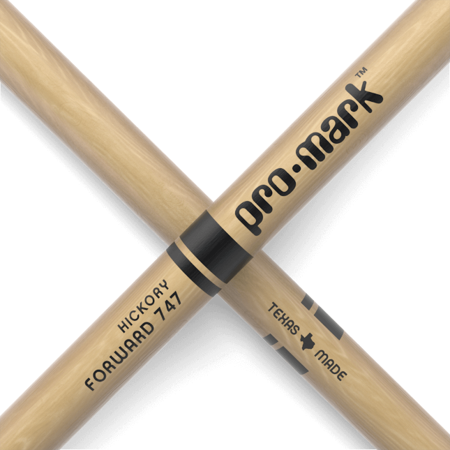 ProMark Classic Forward 747 Hickory Drumstick - Oval Wood Tip