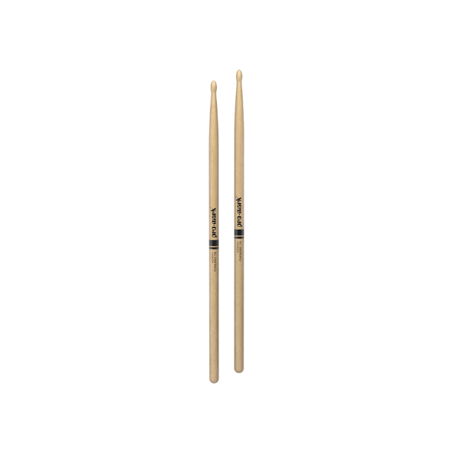 ProMark Classic Forward 7A Hickory Drumstick - Oval Wood Tip - 4-Pack