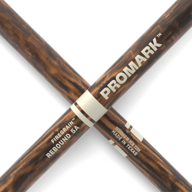 ProMark Rebound 5A FireGrain Hickory Drumstick - Acorn Wood Tip - 4-Pack