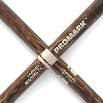 ProMark Rebound 5A FireGrain Hickory Drumstick - Acorn Wood Tip - 4-Pack