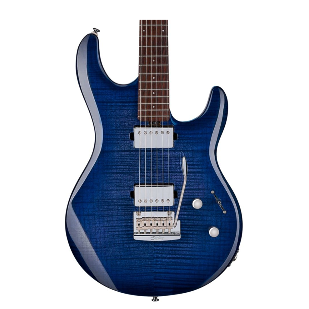 Sterling by Music Man Luke Flame Top - Blueberry Burst