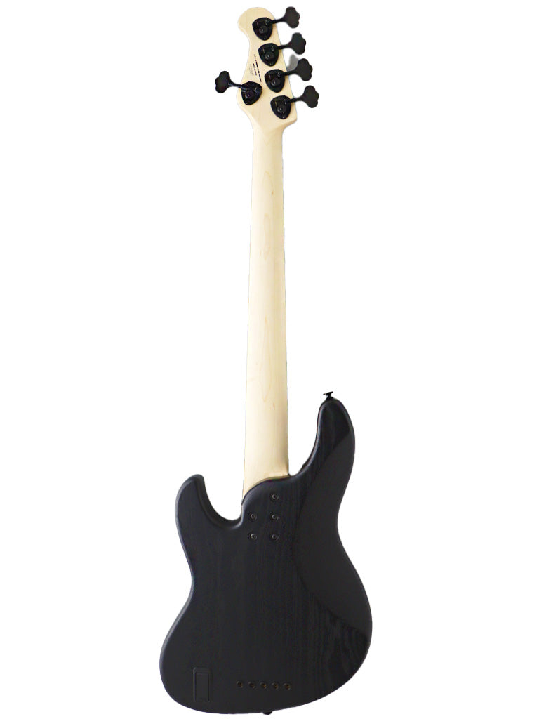 FGN J-Standard Mighty Jazz 5-String - Open Pore Black
