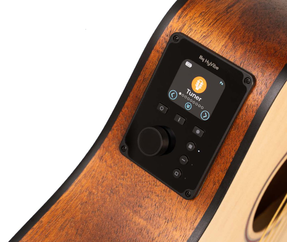 Cort Earth Go HyVibe - Open Pore Brown Burst