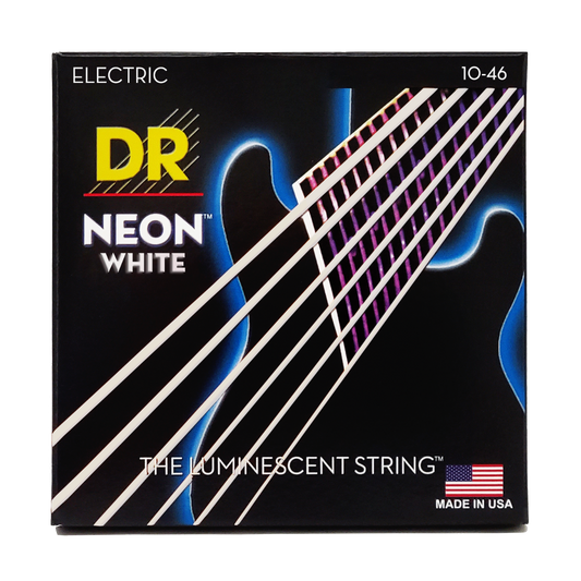 DR Neon Strings - Electric - 10-46 - White