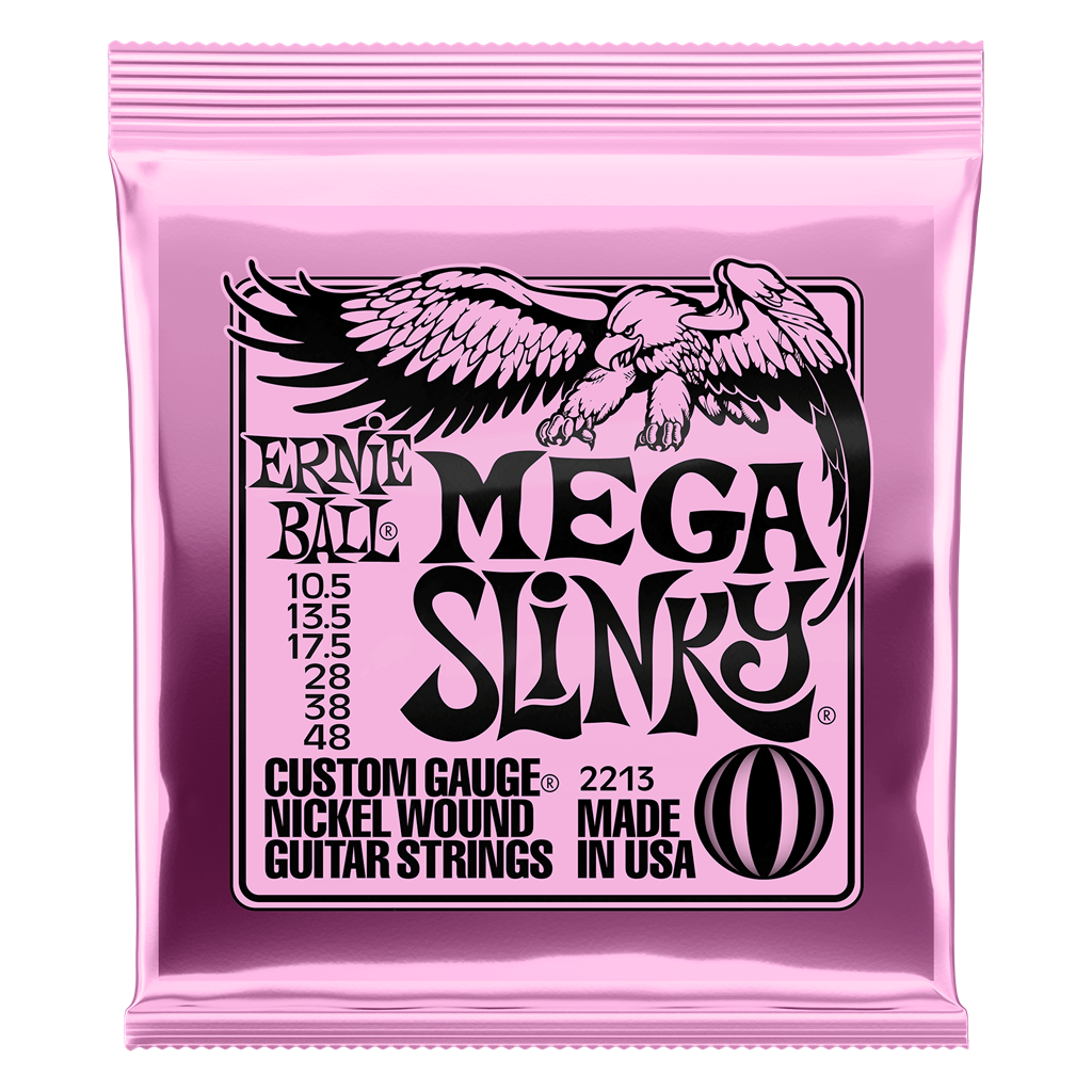 Ernie Ball Mega Slinky Electric Guitar Strings - 10.5-48