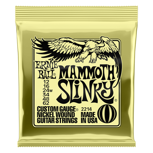 Ernie Ball Mammoth Slinky Electric Guitar Strings - 12-62