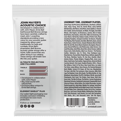 Ernie Ball Earthwood Bell Bronze Acoustic Guitar Strings - Medium Light 12-54