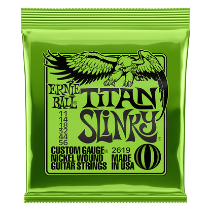 Ernie Ball Titan Slinky Electric Guitar Strings - 11-56