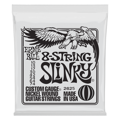 Ernie Ball 8-String Slinky Nickel Wound Electric Guitar Strings - 10-74