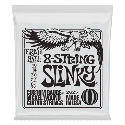 Ernie Ball 8-String Slinky Nickel Wound Electric Guitar Strings - 10-74