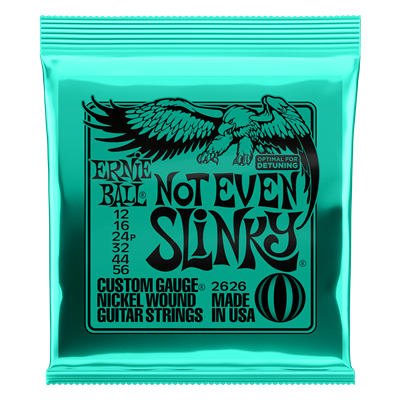 Ernie Ball Not Even Slinky Electric Guitar Strings - 12-56