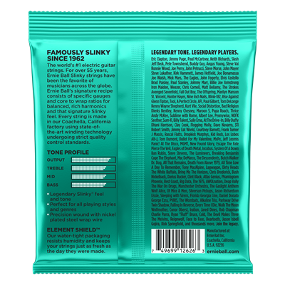 Ernie Ball Not Even Slinky Electric Guitar Strings - 12-56