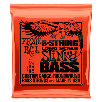 Ernie Ball 6-String Long Scale Bass Strings - 32-130