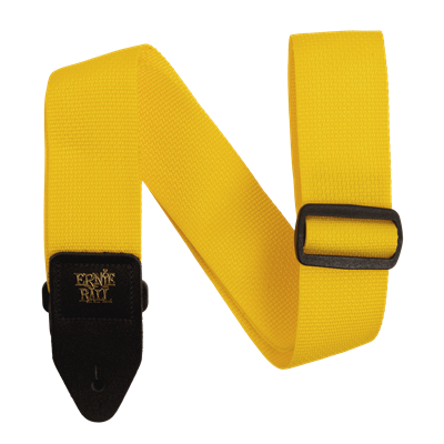 Ernie Ball Polypro Strap - Yellow & Black