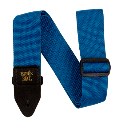 Ernie Ball Polypro Strap - Pearl Blue & Black