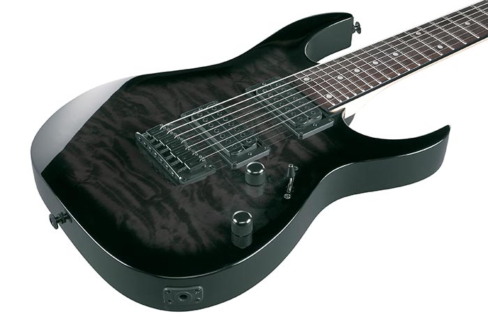 Ibanez GIO RG Series GRG7221QA-TKS - Trans Black Sunburst