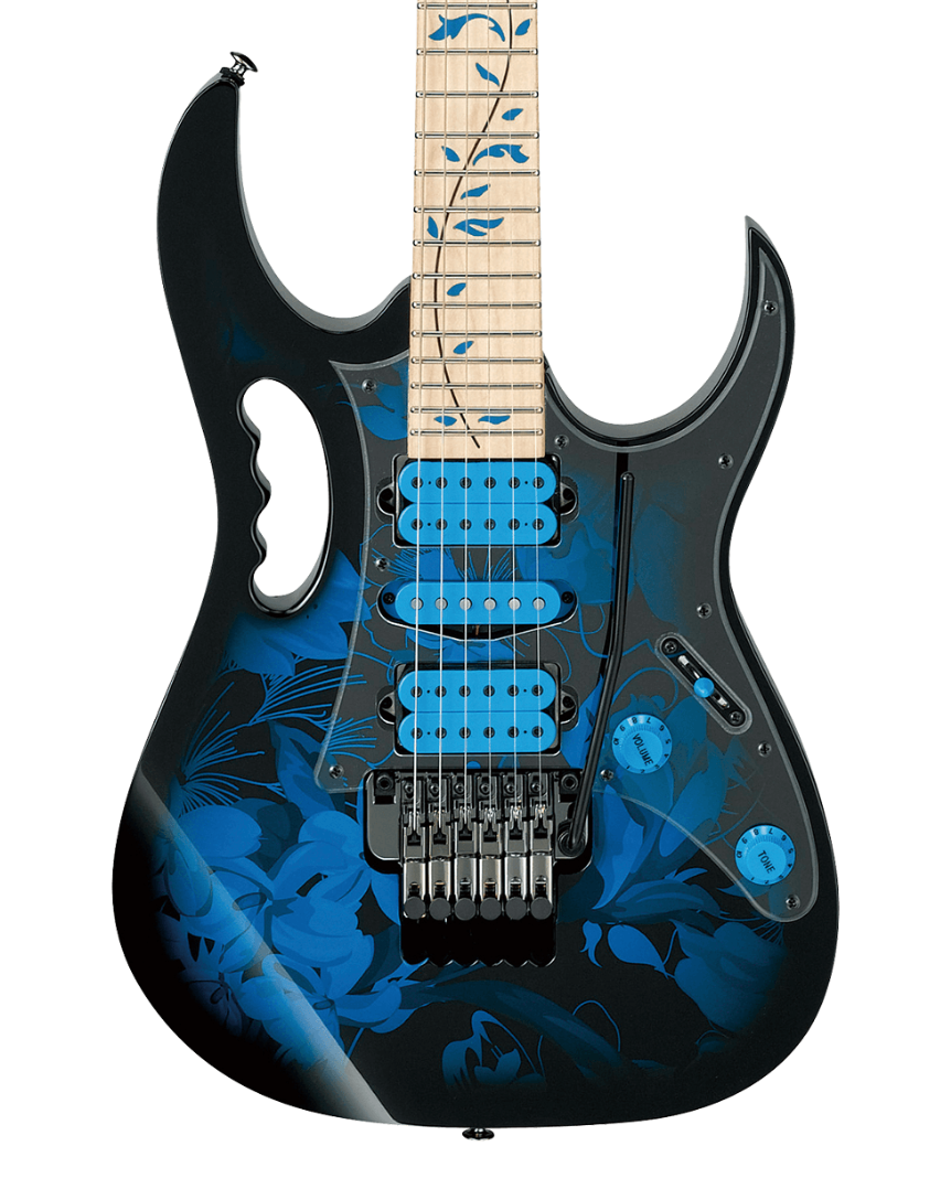 Ibanez JEM77P - Blue Floral Pattern