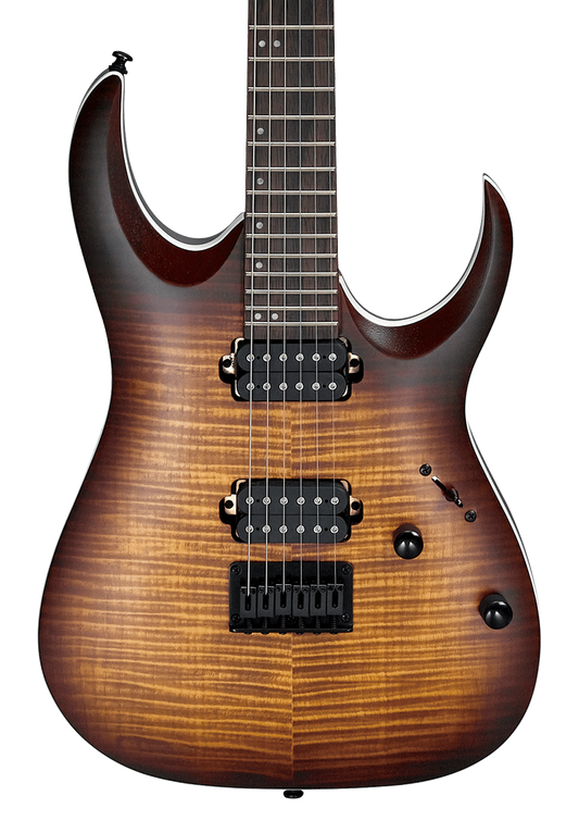 Ibanez RGA42FM-DEF - RGA Series Flamed Maple - Dragon Eye Burst Flat