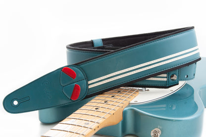 RightOn Mojo Collection Race-60 Guitar Strap - Teal