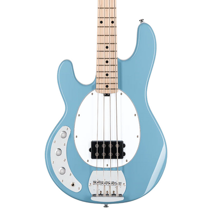 Sterling by Music Man SUB Stingray RAY4 Left Hand - Chopper Blue w/ Maple