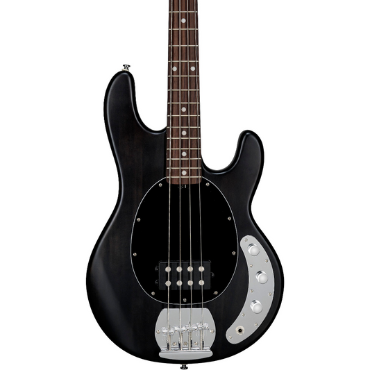 Sterling by Music Man SUB Stingray RAY4 - Trans Black Satin w/ Rosewood