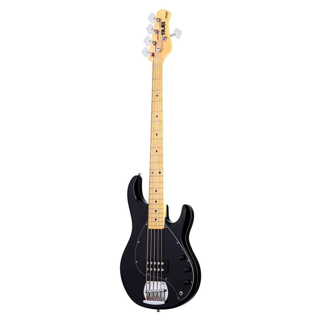 Sterling by Music Man SUB Stingray RAY5 5-String - Black w/ Maple