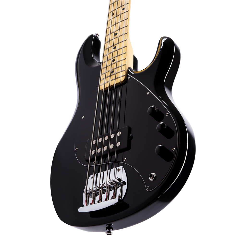 Sterling by Music Man SUB Stingray RAY5 5-String - Black w/ Maple