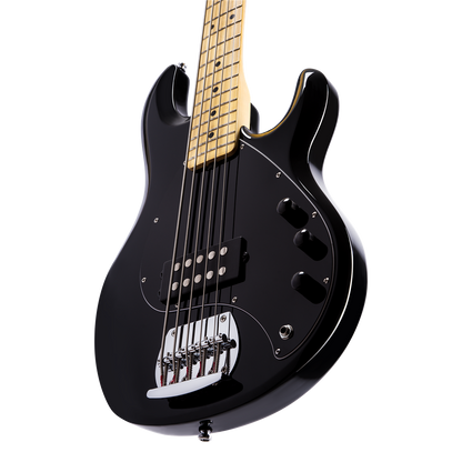 Sterling by Music Man SUB Stingray RAY5 5-String - Black w/ Maple