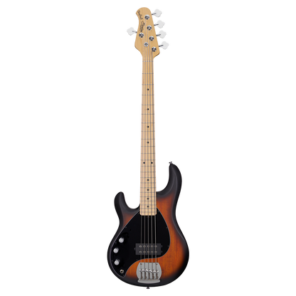 Sterling by Music Man SUB Stingray RAY5 Left Handed 5-String - Vintage Sunburst w/ Maple