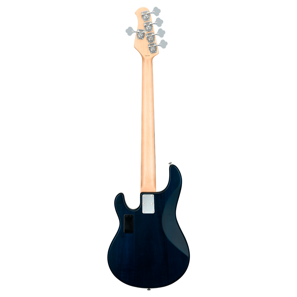 Sterling by Music Man SUB Stingray RAY5 5-String - Trans Blue Satin w/ Rosewood