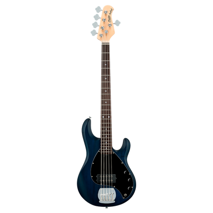 Sterling by Music Man SUB Stingray RAY5 5-String - Trans Blue Satin w/ Rosewood