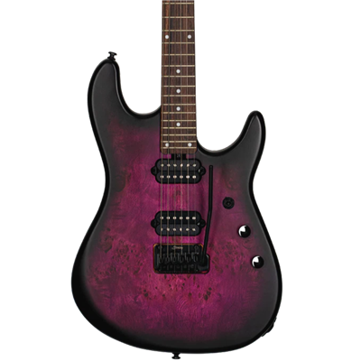 Sterling by Music Man Richardson 6 - Cosmic Purple Burst Satin