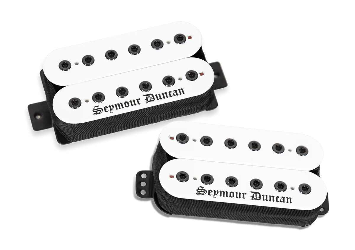 Seymour Duncan Blackened Black Winter Trembucker Set - White