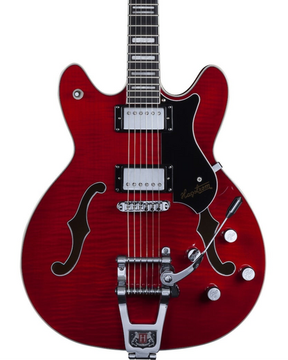 Hagstrom Tremar Viking Deluxe - Wild Cherry Transparent