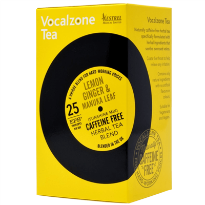 Vocalzone Tea - Lemon, Ginger & Manuka Leaf