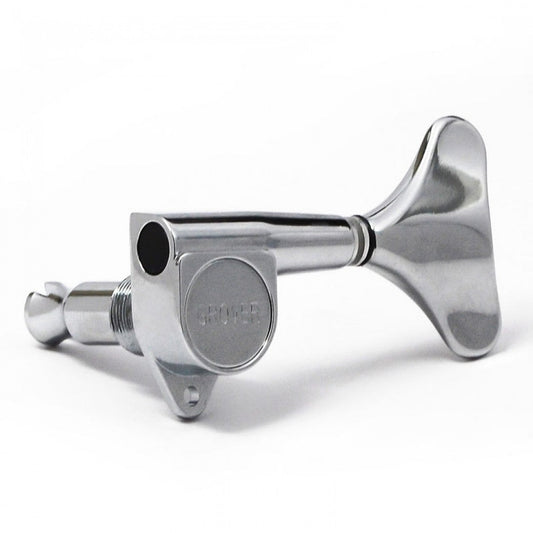 Grover Mini Bass Machineheads ~ 4 in-line ~ Chrome