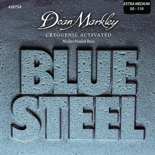 Dean Markley Blue Steel NPS Bass Guitar Strings Extra Medium 4 String 50-110