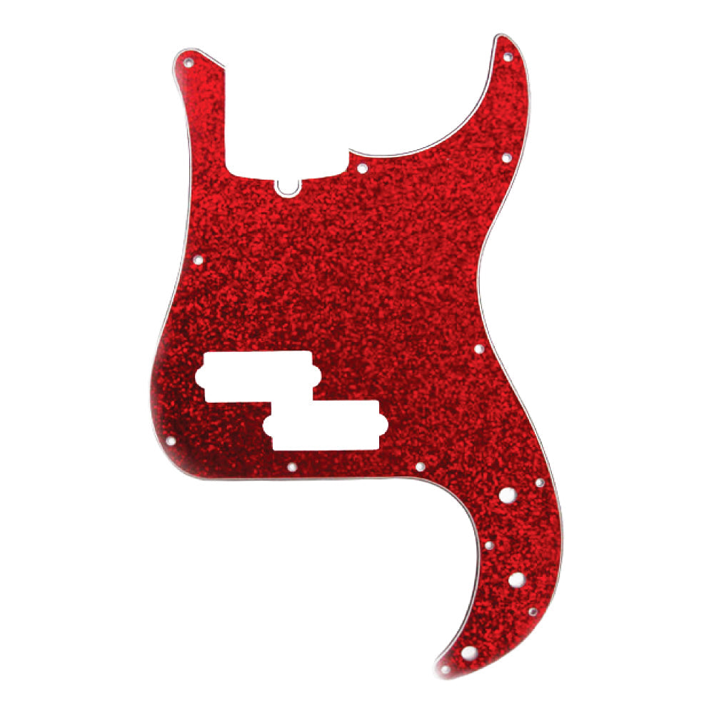 D'Andrea Scratchplate ~ P-Bass-Style ~ Red Sparkle