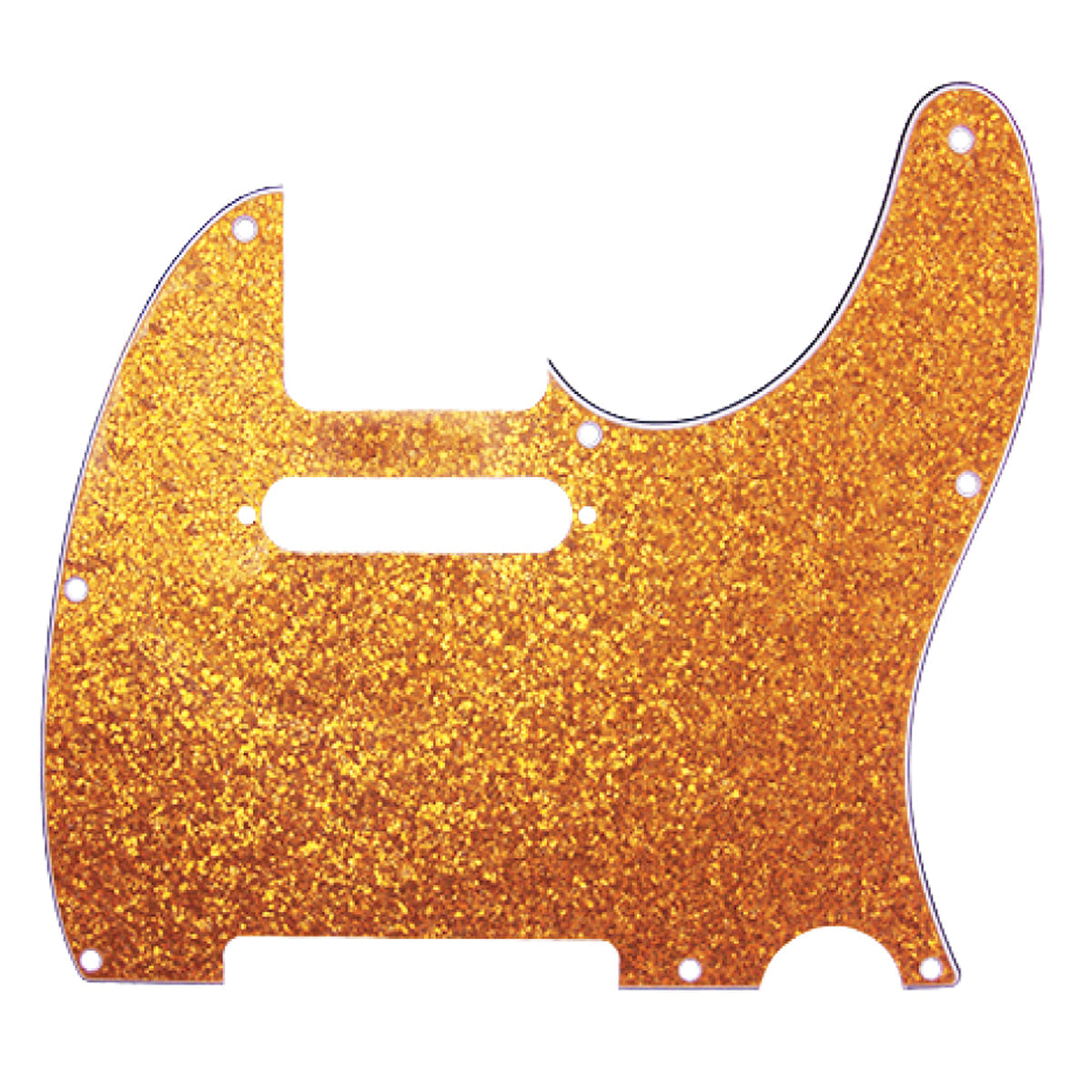 D'Andrea Scratchplate ~ T-Style ~ Gold Sparkle