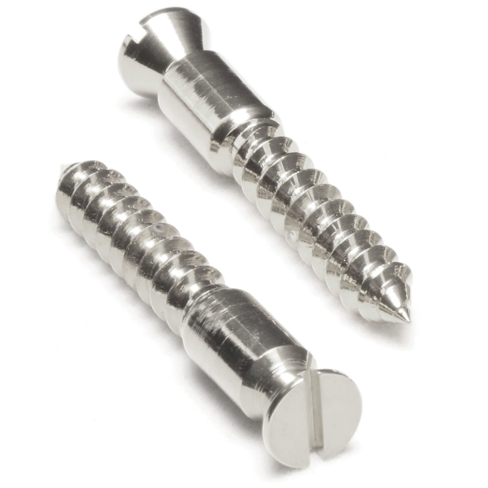 Floyd Rose Original Bridge Mounting Wood Screws ~ Chrome