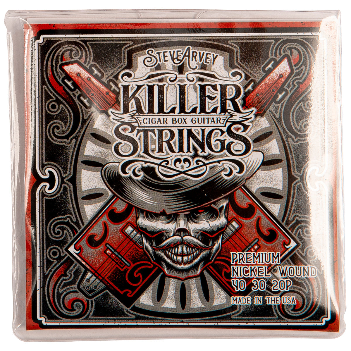 Killer Strings for Cigar Box Guitars ~ Set of 3 ~ Medium Nickel